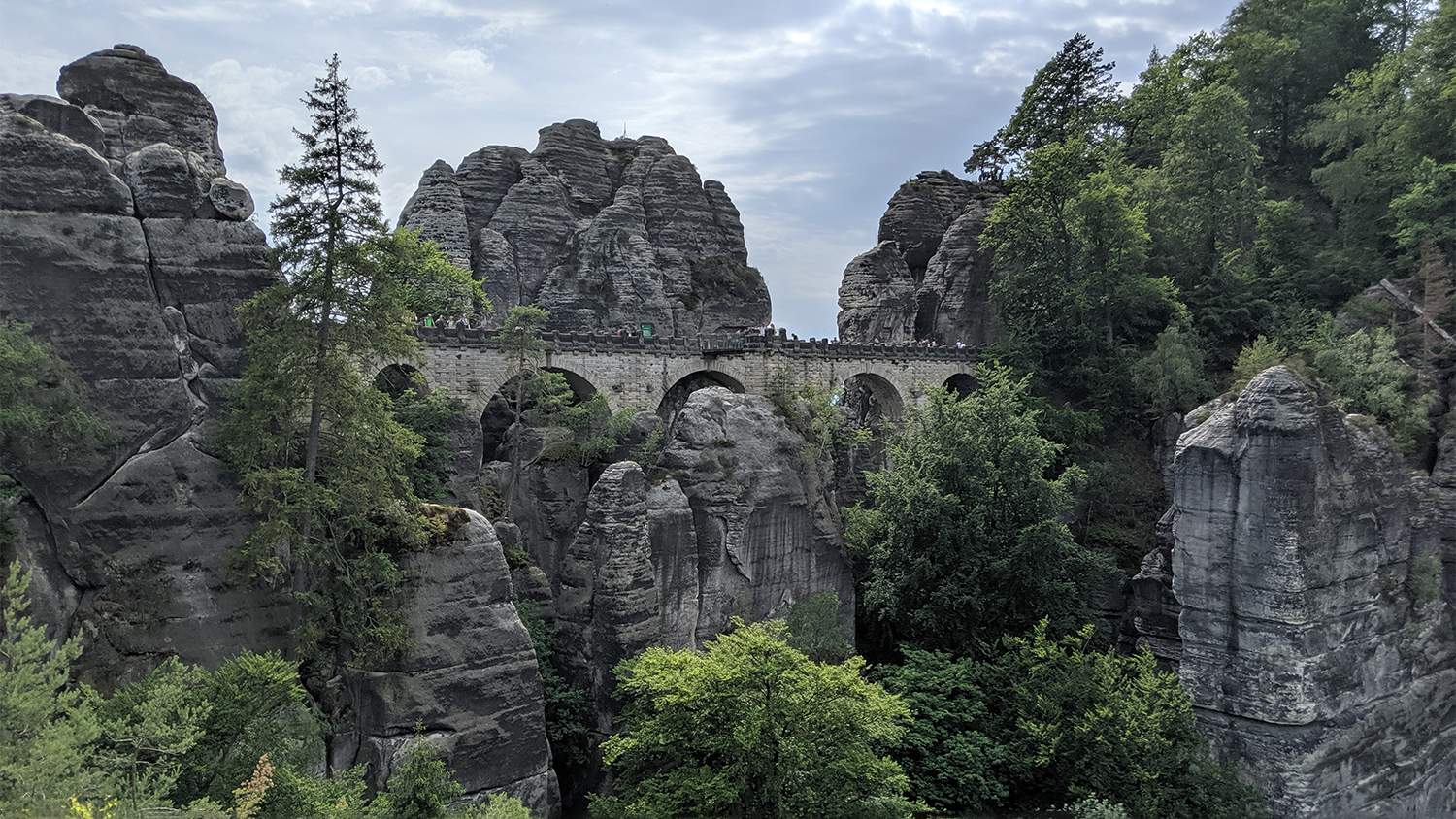 Saxon Switzerland, Bastei bridge / Sächsische Schweiz, Basteibrücke