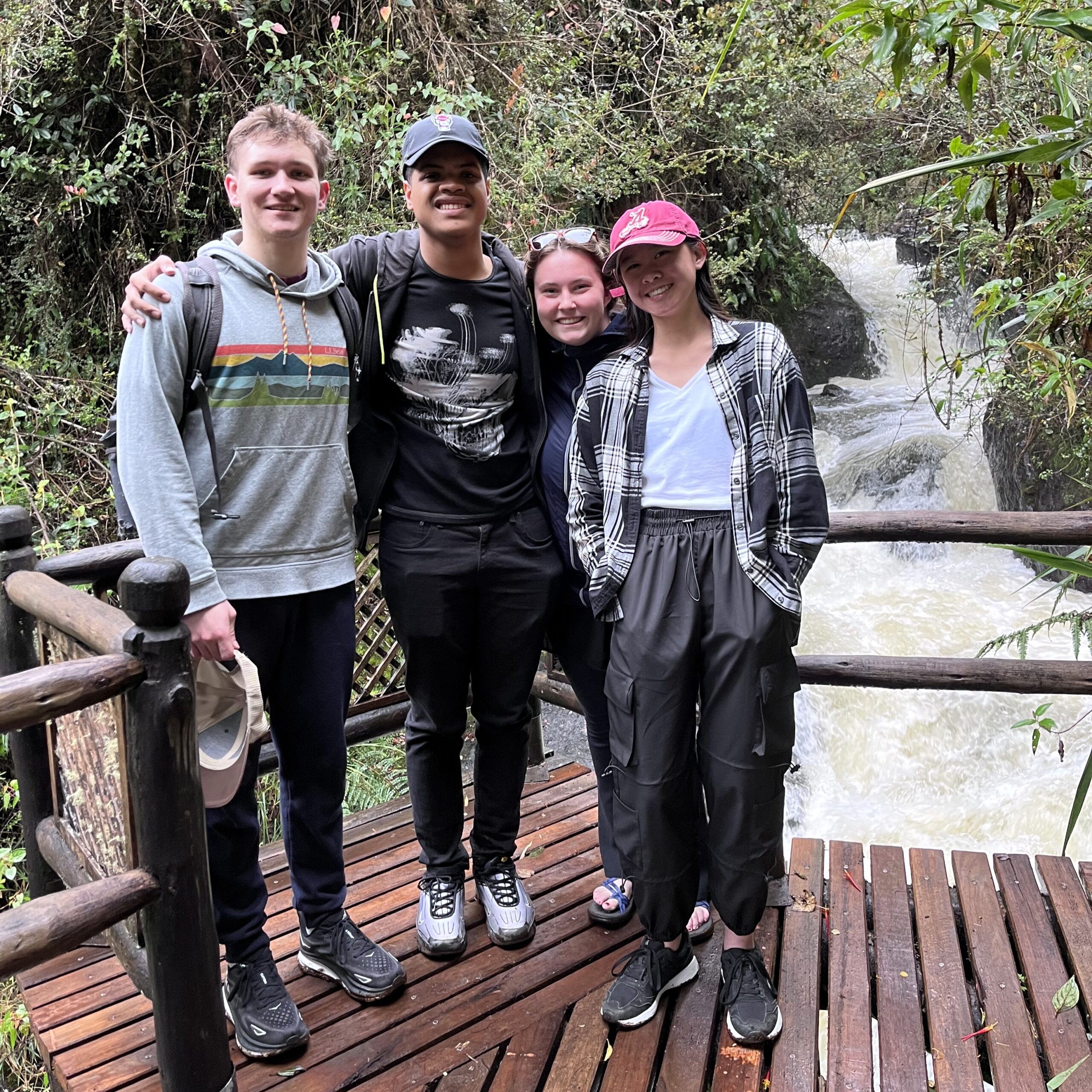 Avery Smith Ecuador: My E101 group and I after a hike through Papallacta in Ecuador. Papallacta, Ecaudor, Spring Break 2024