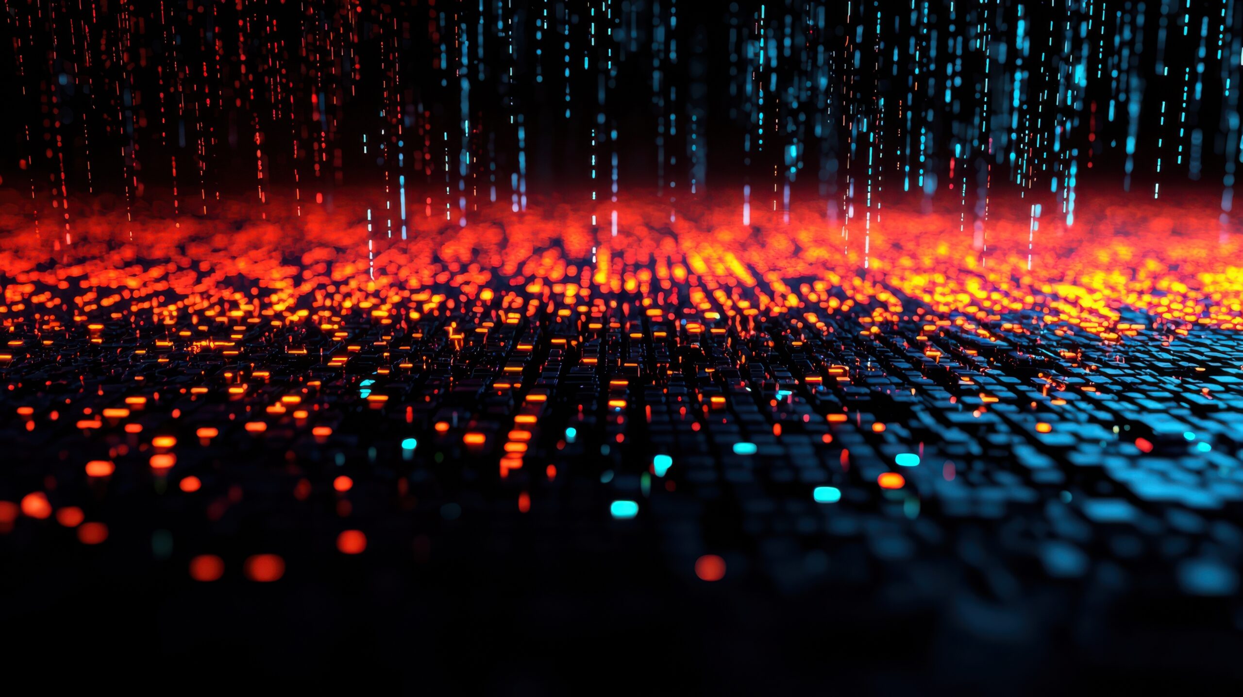 Grid Computing concept. Mesmerizing Digital Transformation Through Grid Computing Abstract Visualization